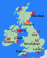 Forecast Thu May 16 United Kingdom